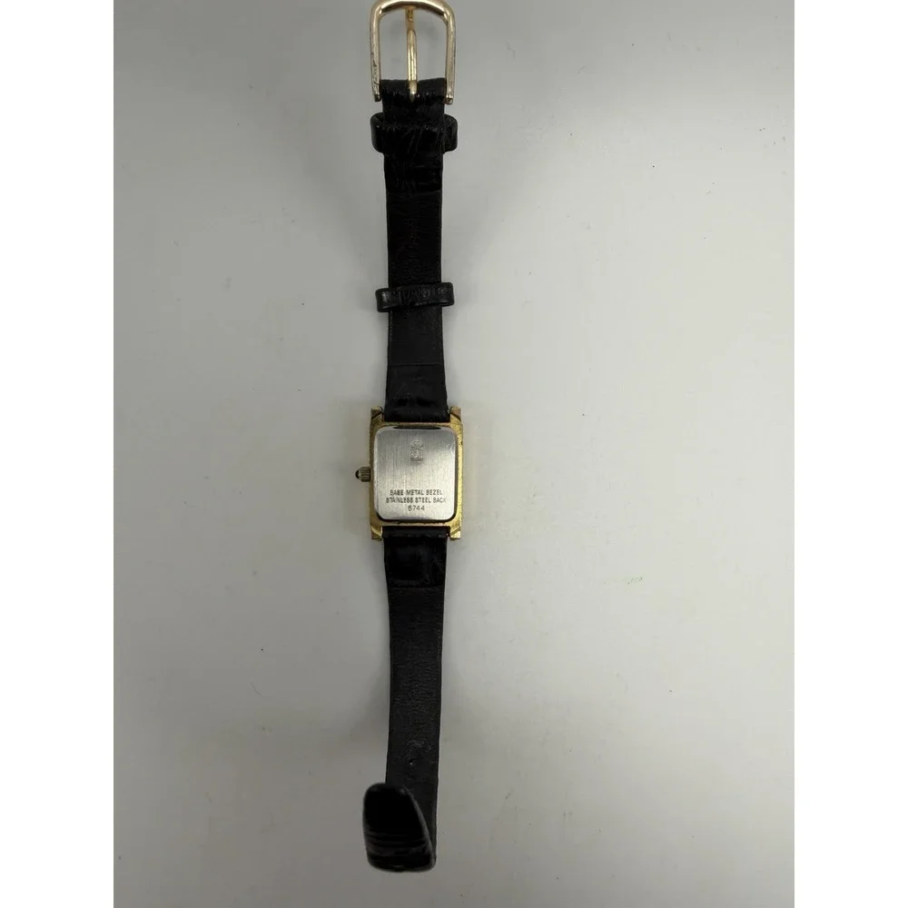Jules Jurgensen 6744 New Battery Ladies Tank Watch 18MM 6